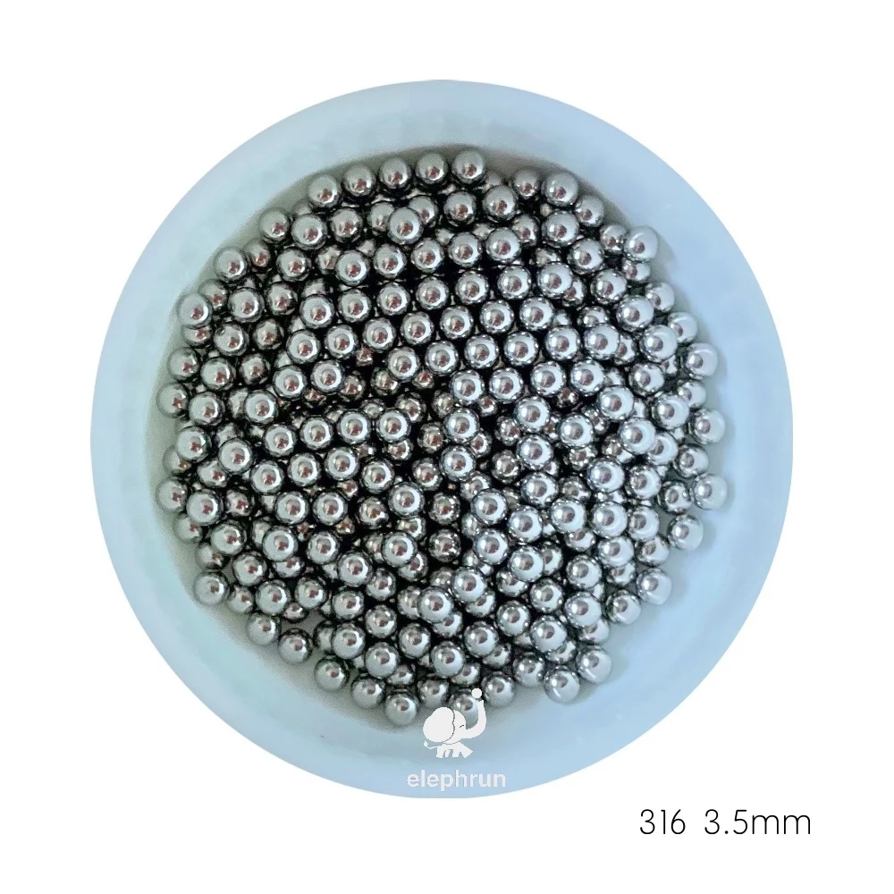 

3.5mm AISI 316 Stainless Steel Ball Grade 100 High Precision Solid Bearing Balls