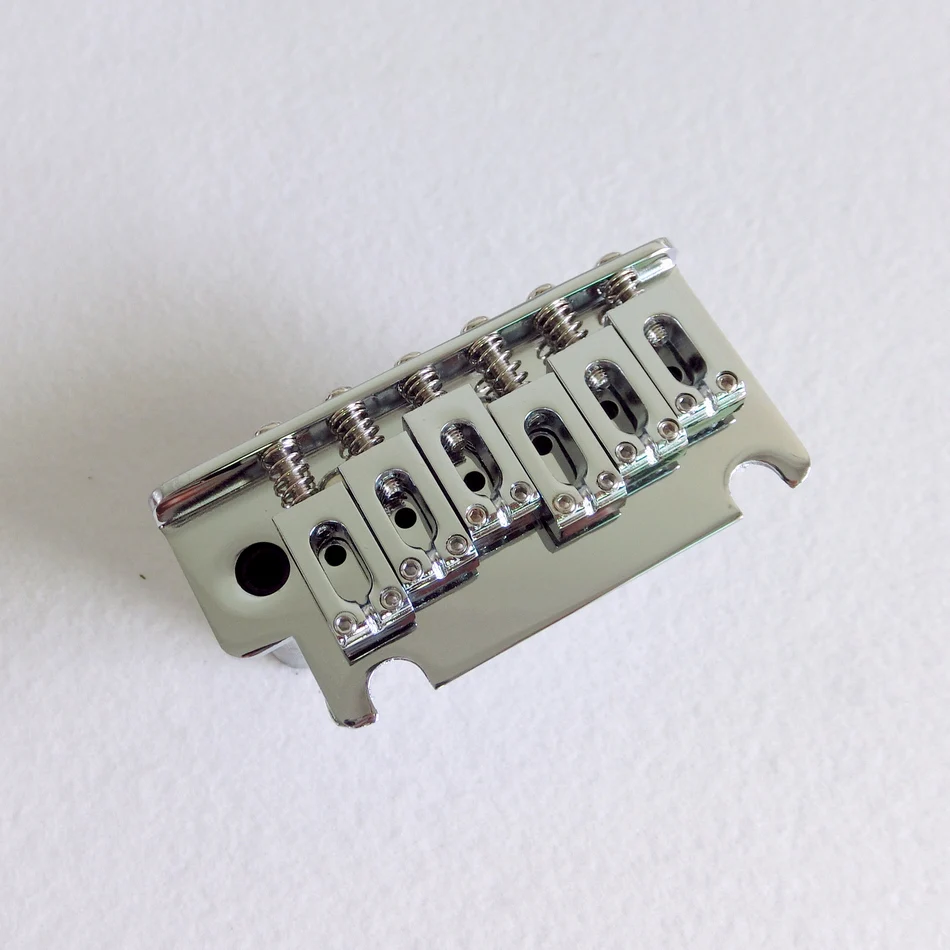 

Handmade Guitar Parts Guitar Single Shake Ponticello Silver Full Set Highlights Fixed Vibrato Guitar Chord Bridge with Accessor