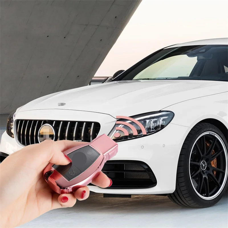 Мягкий водонепроницаемый чехол для автомобильного ключа из ТПУ Benz W203 W210 W211 W124 W202