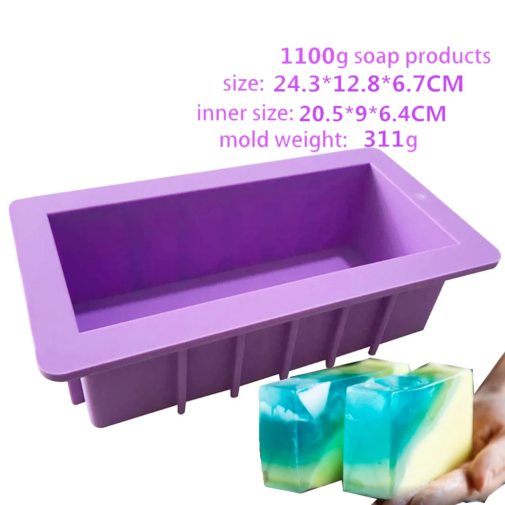 

Силиконовая форма для мыла, 1100 г