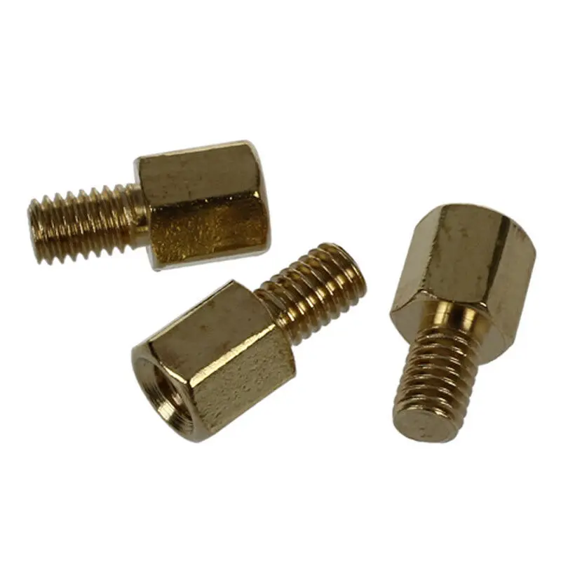 50 Pcs Brass Screw PCB Standoffs Hexagonal Spacers M3 Male x Female 5mm | Обустройство дома