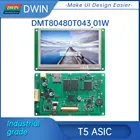 Модуль сенсорной панели DWIN 4,3 дюйма TFT LCD 800*480 LCM UART Serial 65K Color TN High Standard T5 CTPRTP HMI