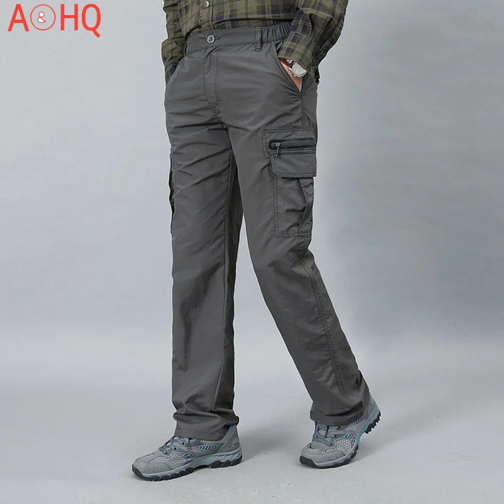 

Брюки мужские летние, дышащие, легкие, с эластичной резинкой на талии, 2021