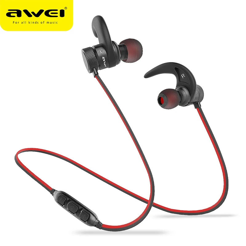 AWEI A920BLS Bluetooth наушники беспроводные наушники Спортивная гарнитура с магнитной Auriculares беспроводные наушники шлем 10h музыка