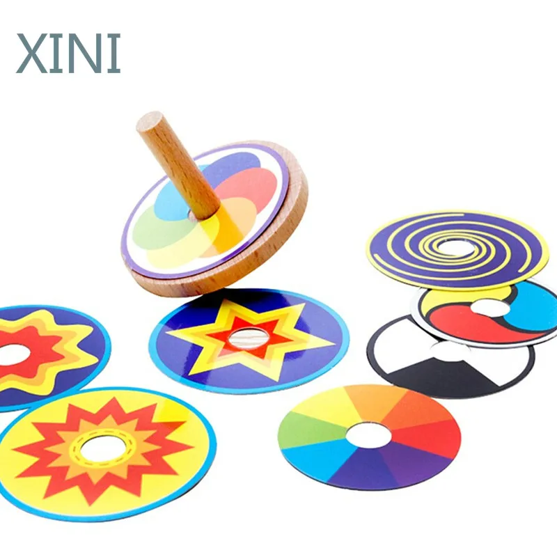 

High Wooden Toy Funny Gyro Colorful Beyblade Toy Spinning Top with 8 Drawing Cards Classic Beyblade burst Toy for Kids Children