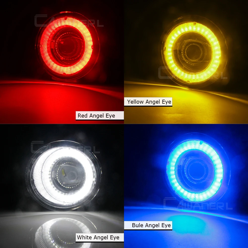 2 штуки Ангел глаз туман светильник сборки автомобилей Светодиодный