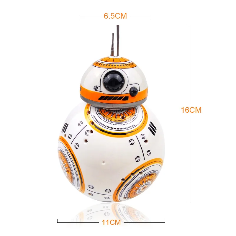 Upgrade Intelligent RC BB8 Robot With Music Sound Action Figure Car Droid Ball BB-8 2.4G Remote Control BB 8 Kids Toys | Игрушки и хобби