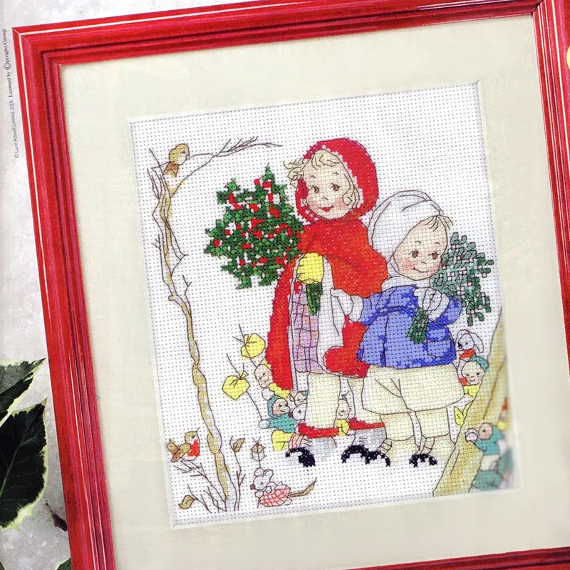 

Cro180-2 fabric thread Cross stitch kit for needlework and handicrafts Needlework Cross-stitch embroidery set Cross stitch kits