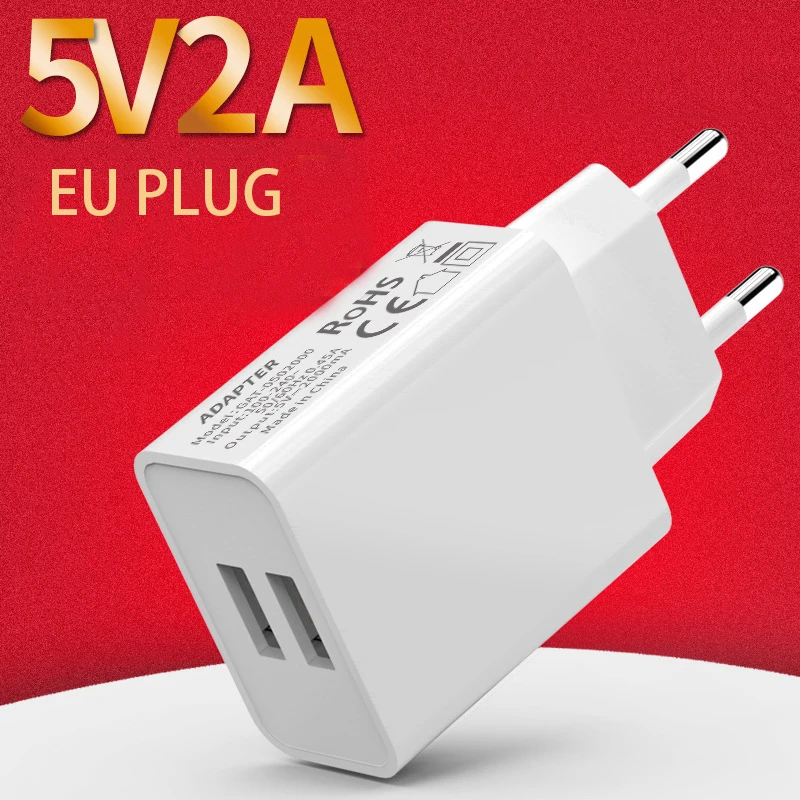 USB Зарядное устройство 2A Зарядка для путешествий (EU) Портативный стены мобильный