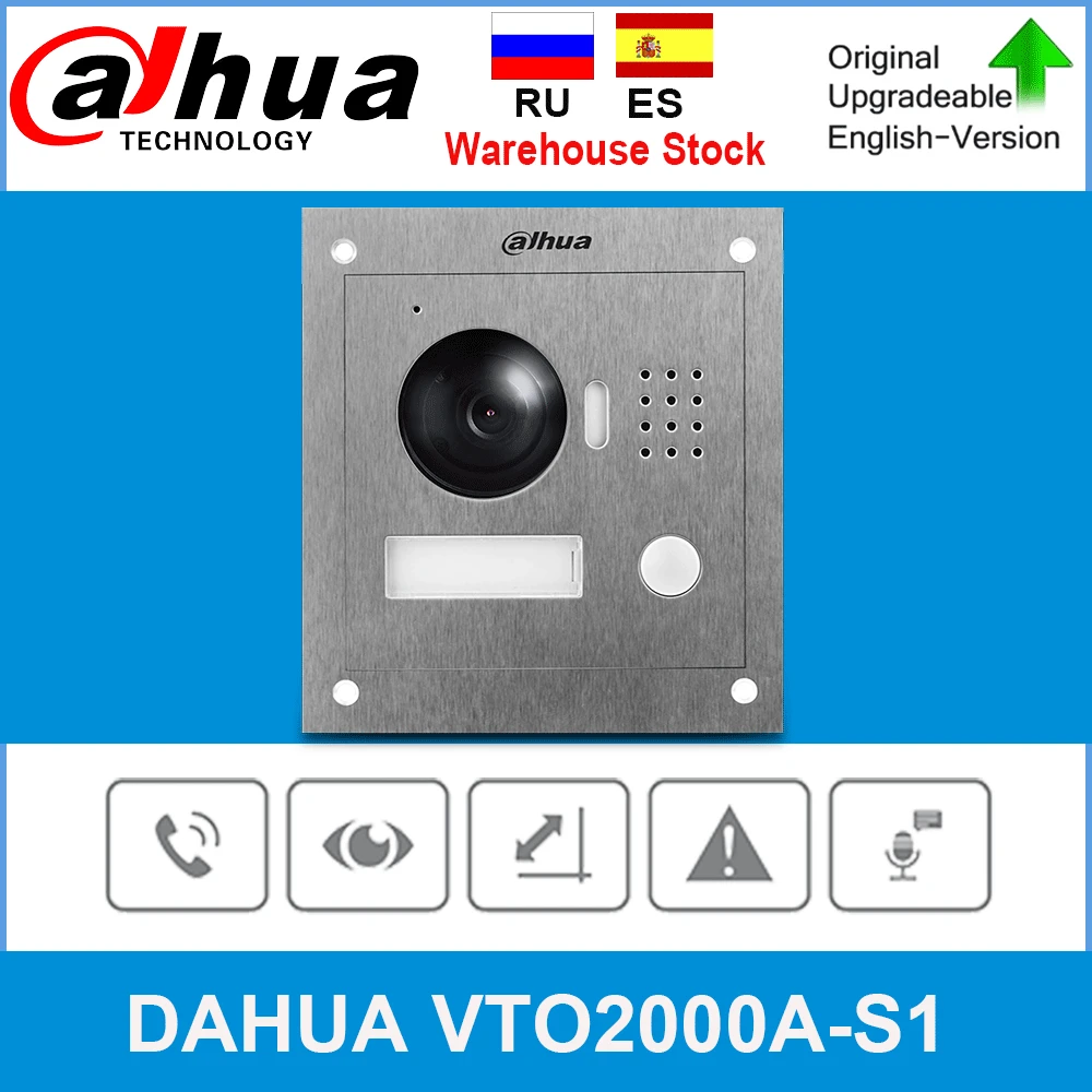 Оригинальный телефон Dahua 2 проводной IP видеодомофон наружная станция видео