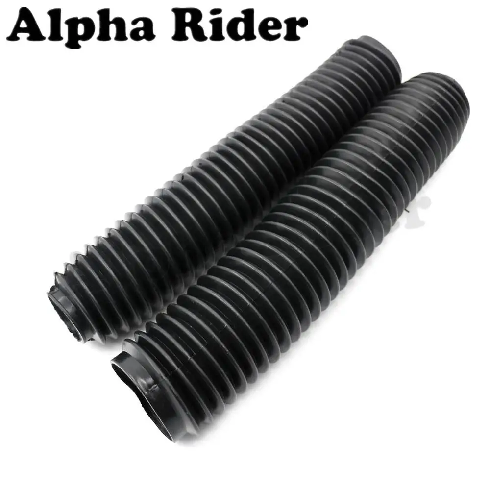 Black 1 пара передняя вилка крышка амортизатор сапоги защита от пыли Gaiter Gator ДЛЯ CRF YZF KXF RMZ DRZ KLX 250 400 450R EXC300 TTR250 WR250R - Цвет: Black