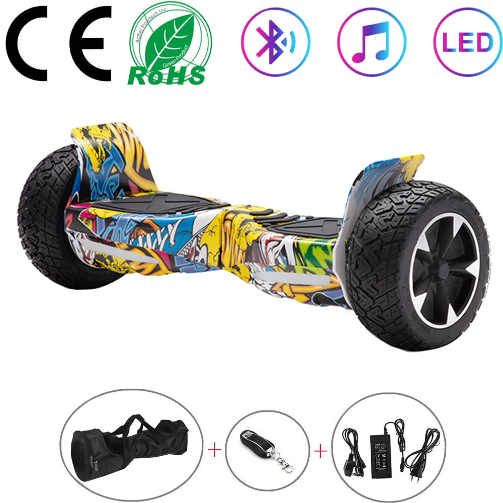 Электрический скутер 8 5 дюйма Ховерборд хип-хоп вездеход самобалансирующийся