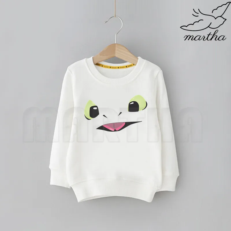 Толстовки с капюшоном для мальчиков и девочек изображением Беззубика ночной