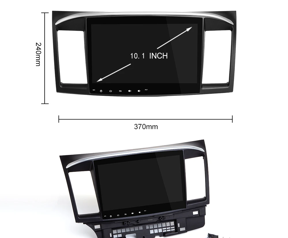 Josmile автомобильный мультимедийный плеер 2 Din Android 9,0 для Mitsubishi Lancer X 9 10 2008-201510,1 дюймов 4G Авторадио gps навигация Wifi