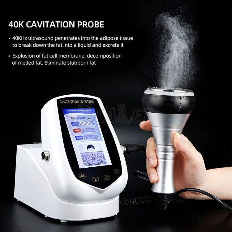 

Salon CE Approval 40Khz Cavitation Sculpting Slimming Fat Reduction Machine with Vacuum RF Skin Lifting Muscle Massage
