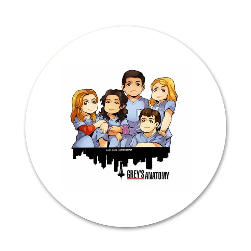 Значки мужские с надписью врач-медсестра 58 мм | Дом и сад