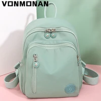 women mini backpack purses oxford schoolbag for female anti theft designer bookbag simple satchel preppy style rucksack for girl