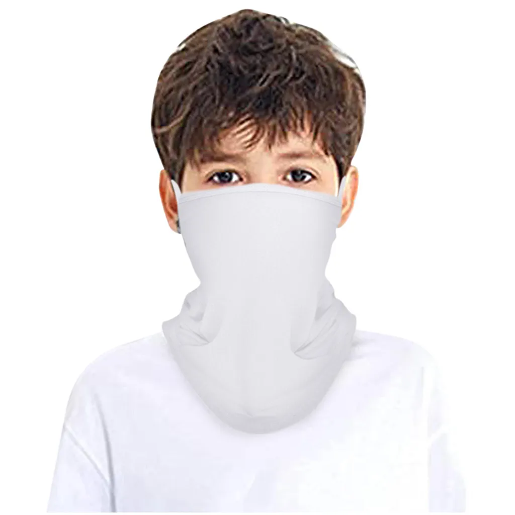 Детская ровная бандана 30 # шарф труба головной убор для мальчиков и девочек лица