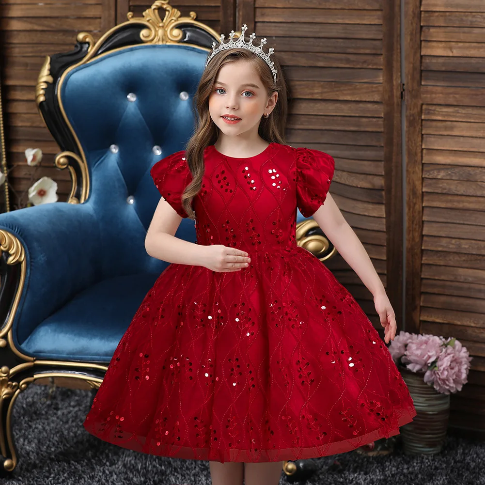 Summer Girls Dress Children's Clothing Party Princess Baby Kids Wedding Dresses Prom Teen Costume 4-14YRS | Детская одежда и