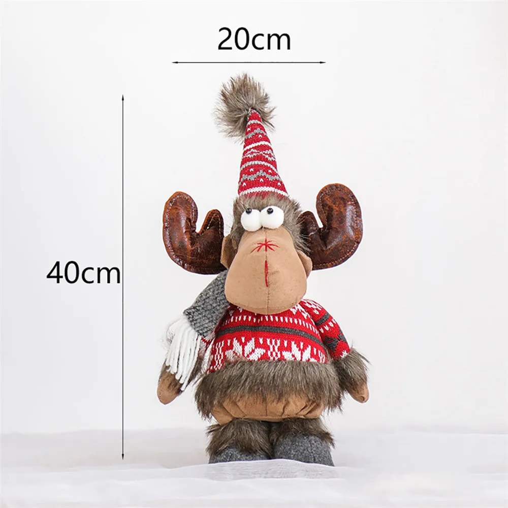 Рождественские куклы Санта Клаус снеговик лося игрушки Рождество