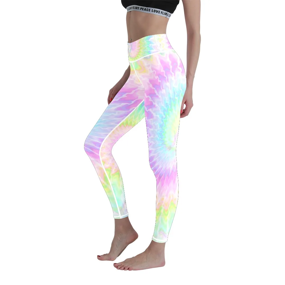 

Gradient Color Yoga Pants Ladies High Stretch Running Fitness Leggings High Waist Tight Pants WomenMovementsSlim Pants Wraps Leg