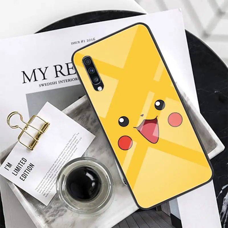 

Cartoon Pokemons Pika Go PokeBall Phone Case Glass Coque Funda For Xiaomi Redmi 7 5 4 6 6A Mi 8SE 8 6 Lite Mix 2 2s Note 3 Cover