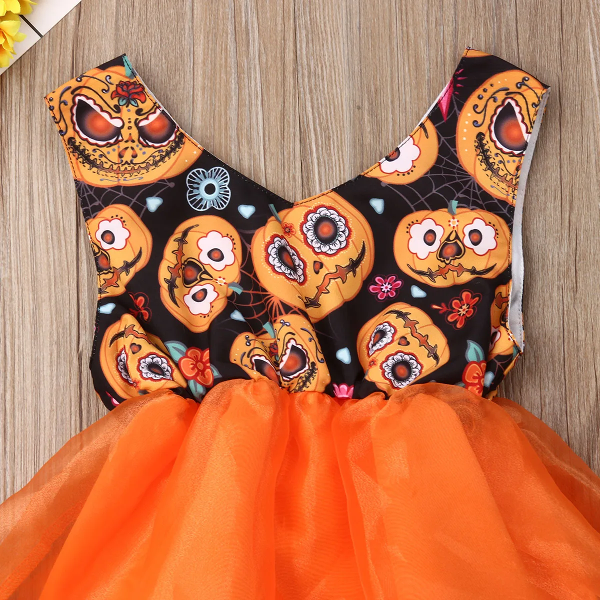 Платье боди без рукавов с v-образным вырезом для новорожденных девочек от 3 до 18