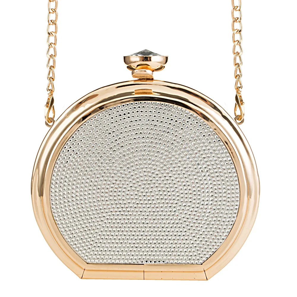 

Women Evening Bag Ladies Wedding Clutches Bags Female Party Luxury Clutch Purse With Rhinestone Fashion Chain Crossbody Bags