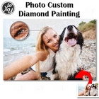 WEIWEI 5D алмазная живопись, фото на заказ, Сделайте свою собственную мозаику, искусство, наборы для вышивки крестиком для взрослых, украшение для дома, семейный подарок, распродажа