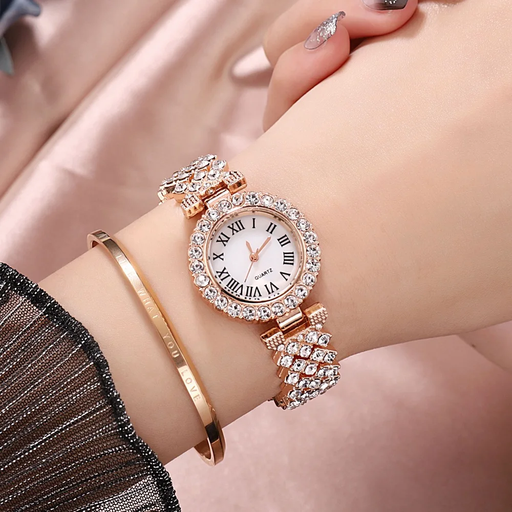 Luxury Bracelet Watches Women Crystal Dress Wristwatches Clock Women's Fashion Casual Quartz Watch Reloj Mujer Relogio Feminino 3 Luxury Bracelet Watches Women Crystal Dress Wristwatches Clock Women's Fashion Casual Quartz Watch Reloj Mujer Relogio Feminino 3