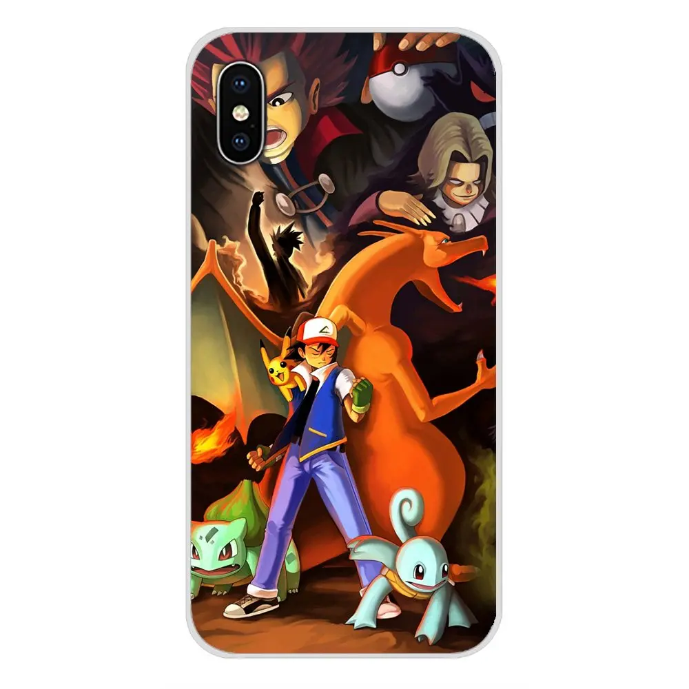 images 11 Покемоны Бульбазавр огонь типа стартеры для huawei G7 G8 P7 P8 P9 P10 P20 P30 Lite Mini Pro P Smart плюс крышки из ТПУ - Цвет: images 11