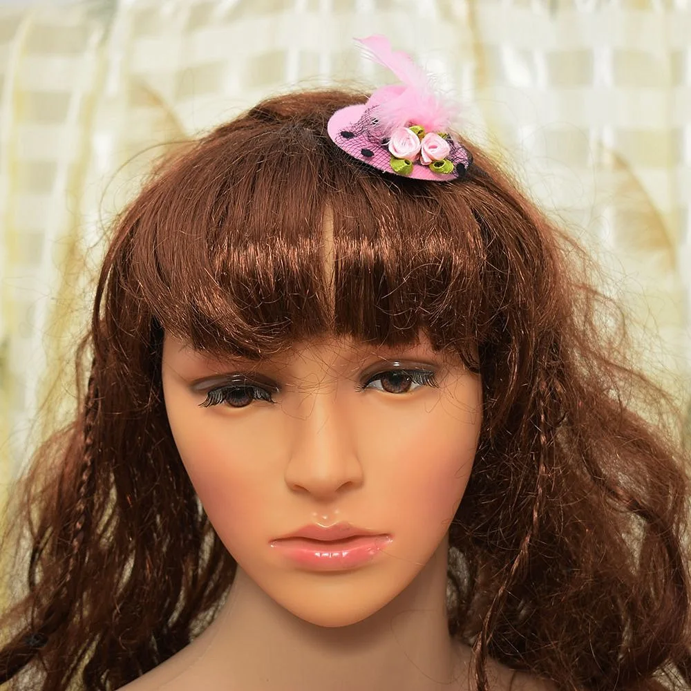 Заколки для волос в форме маленькой шапки двусторонние заколки с начесом детские