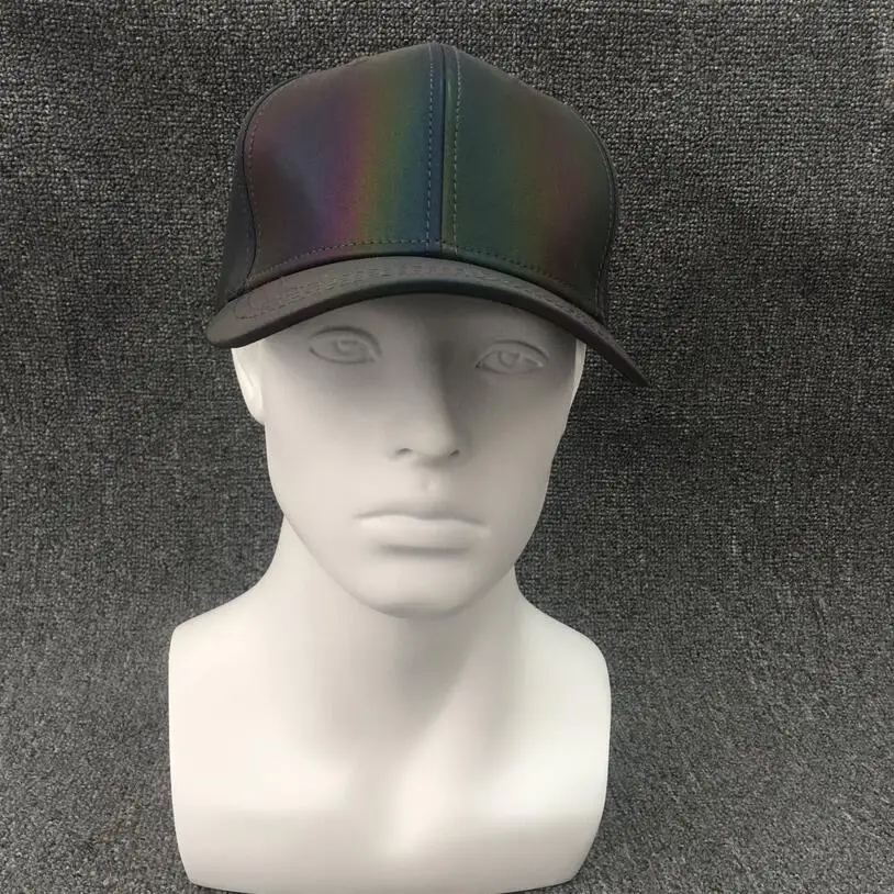Осенне-зимняя цветная Светоотражающая бейсболка, ночник, светильник, хип-хоп кепка, мужская, женская, повседневная, спортивная шапка, Прямая поставка