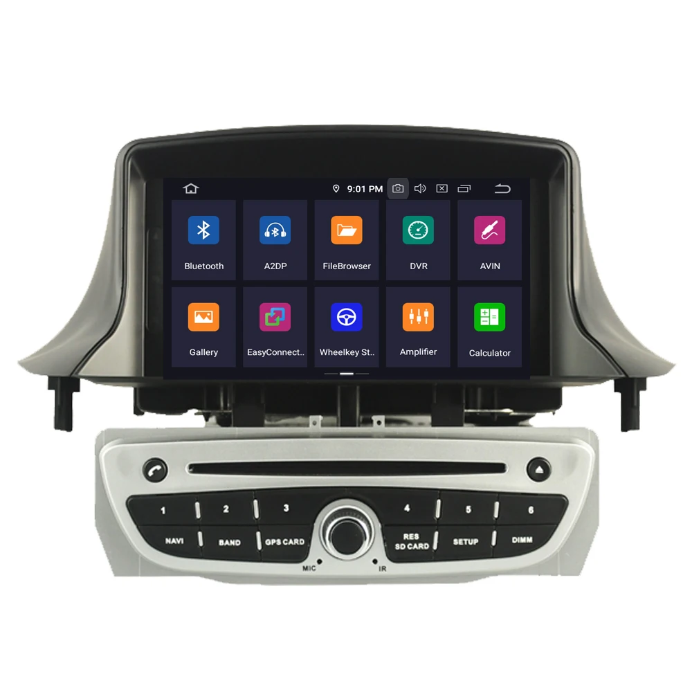 Автомобильный мультимедийный плеер RoverOne для Renault Megane III 3 Fluence Android 10 Восьмиядерный