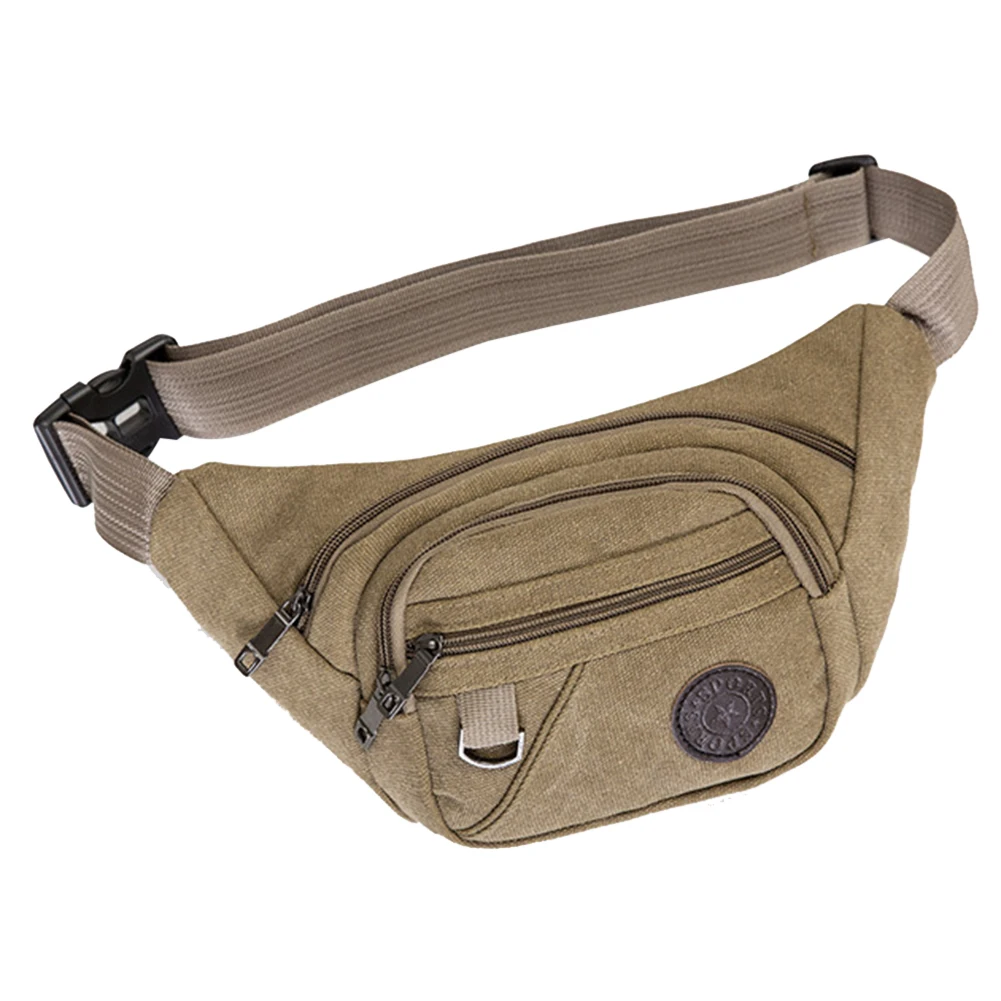 Спортивная парусиновая поясная сумка для занятий спортом на открытом воздухе