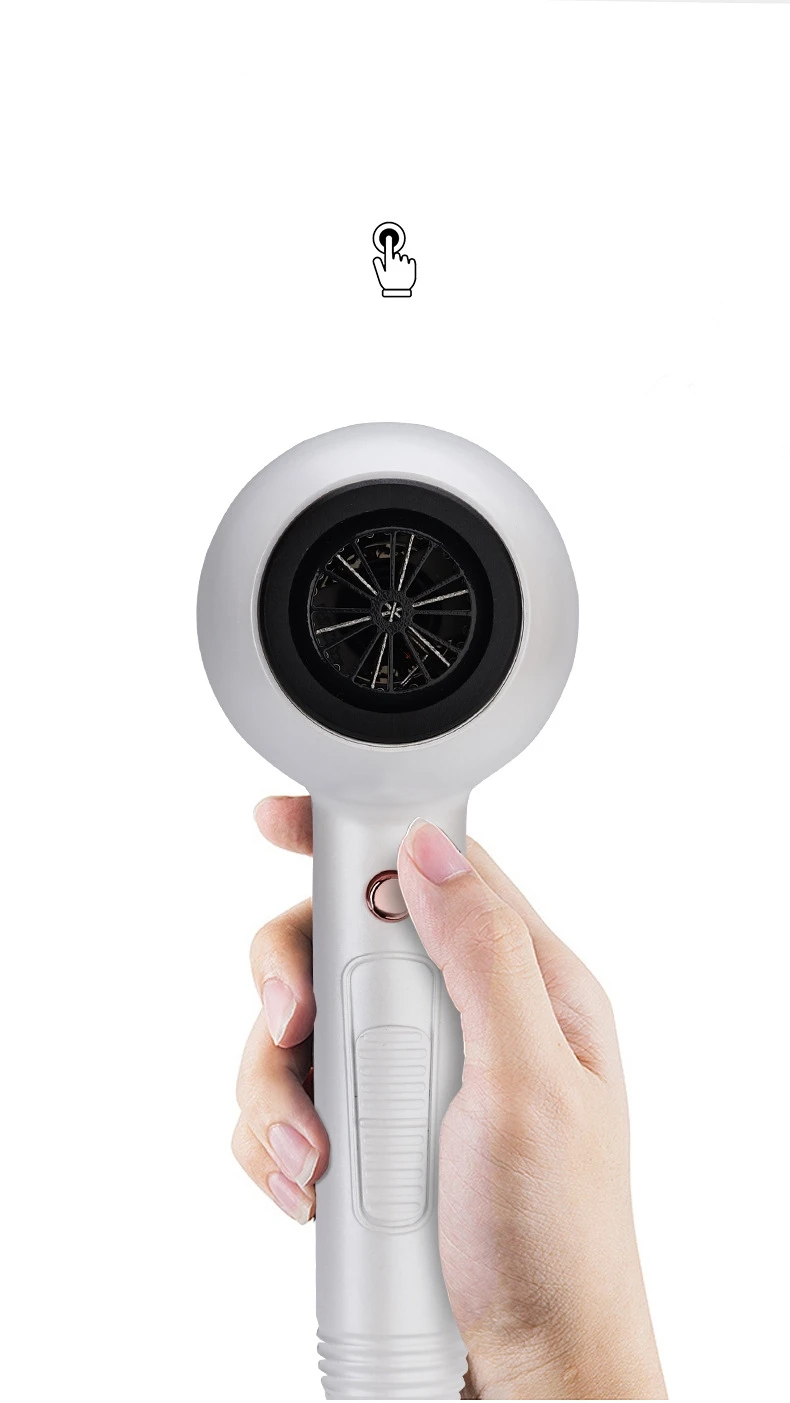 Новинка 2019 Анион Фен молоток фен для волос 2 в 1 щетка горячего воздуха сильная