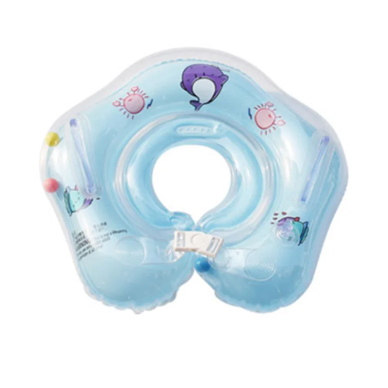 

Infant Float Neck Ring Inflatable Baby Swimming Ring Newborns Bathing Circle Double Airbag Safety Rafts Pool Swimming