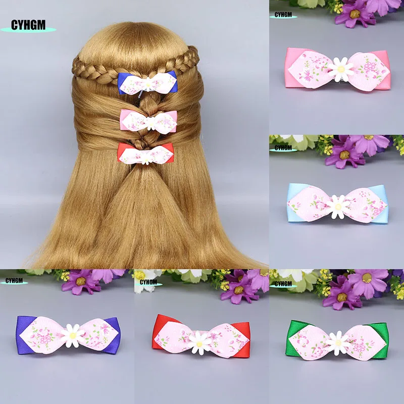 Ленты заколки для волос женщин Оптовая Продажа Милая заколка из шелка девочек