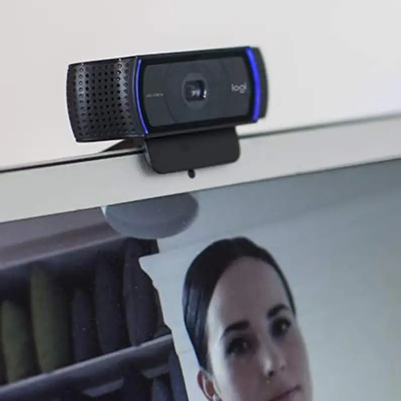 Лидер продаж веб-Камера однотонные Цвет logitech C920 Широкоэкранный Автофокус HD 1080P Встроенный микрофон вебкамера с usb-разъемом для компьютера