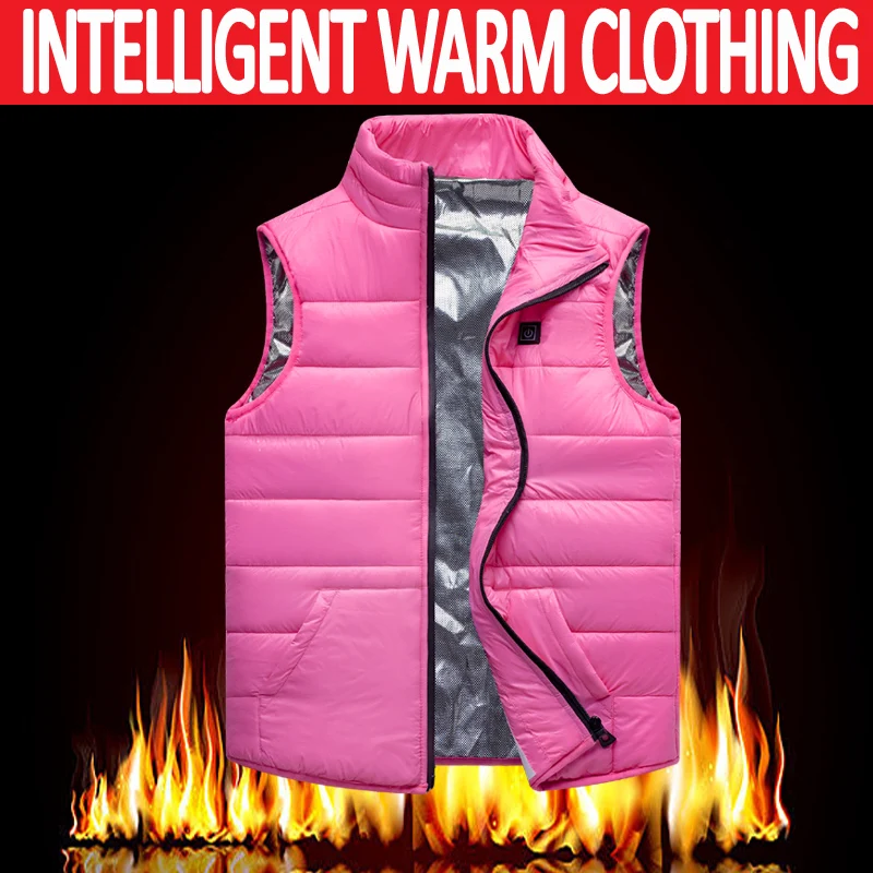 USB Отопление Детский зимний жилет на открытом воздухе для детей супер теплая
