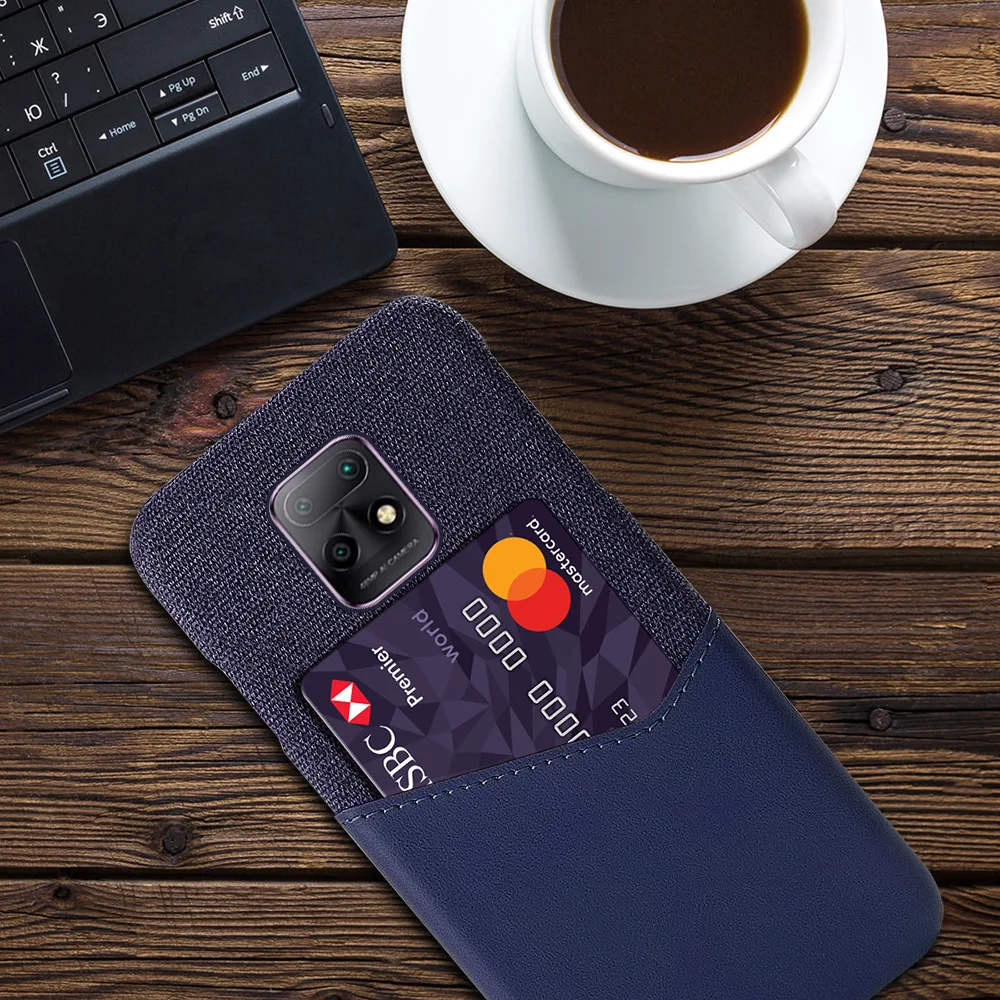 

For Xiaomi Redmi 10X K30 Pro 5G Phone Case Fashion PU Leather Two-ton Back Cover Card Hard PC Fall prevention Free shipping