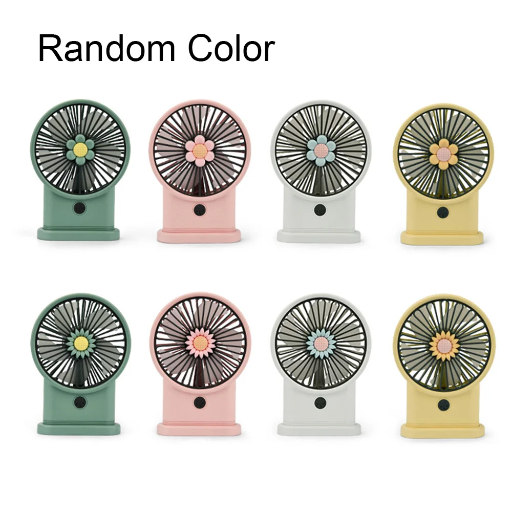 Мини ручной вентилятор с перезаряжаемой батареей светодиодный ночник 3