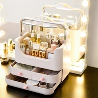 acrylic waterproof cosmetic box multifunctional transparent makeup organizer cosmetic jewelry bag drawer home storage boxs