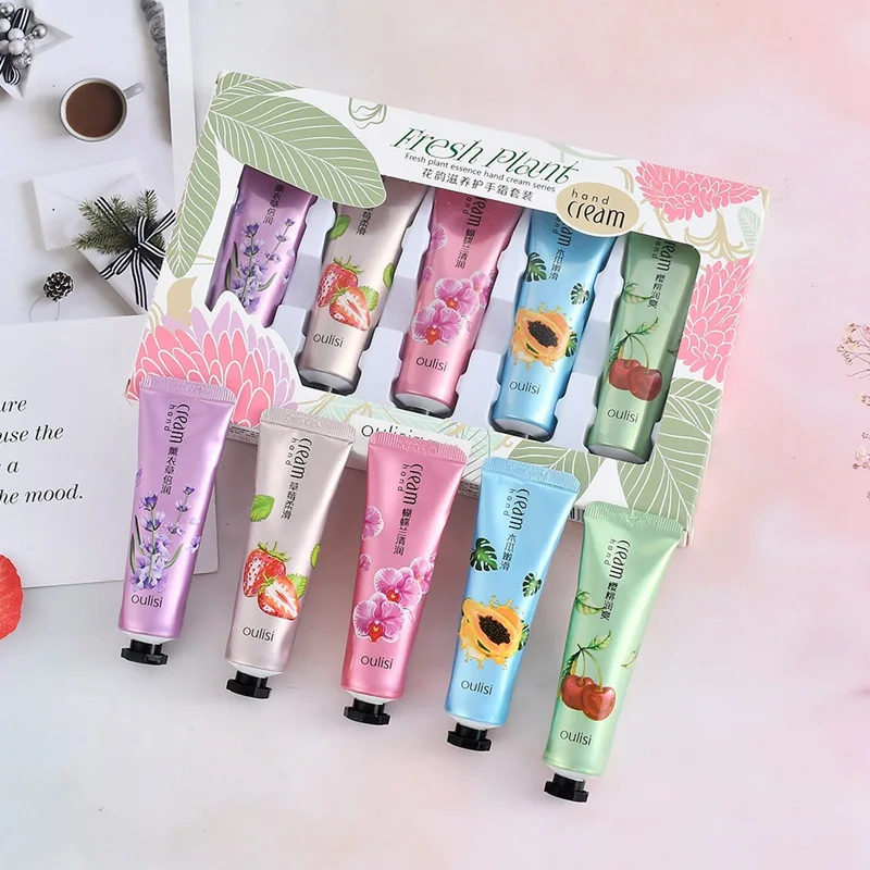 Набор кремов для рук с растительным экстрактом набор увлажняющий Осветляющий