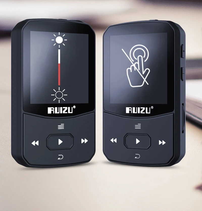 2021 RUIZU X52 спортивный мини Bluetooth MP3 плеер музыкальный с поддержкой TF карты FM радио и