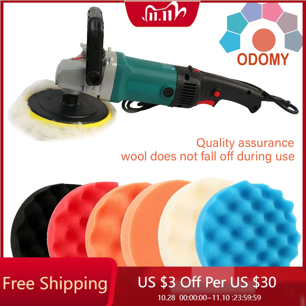 

6 дюймов/8 шт., полировальный диск для автомобиля