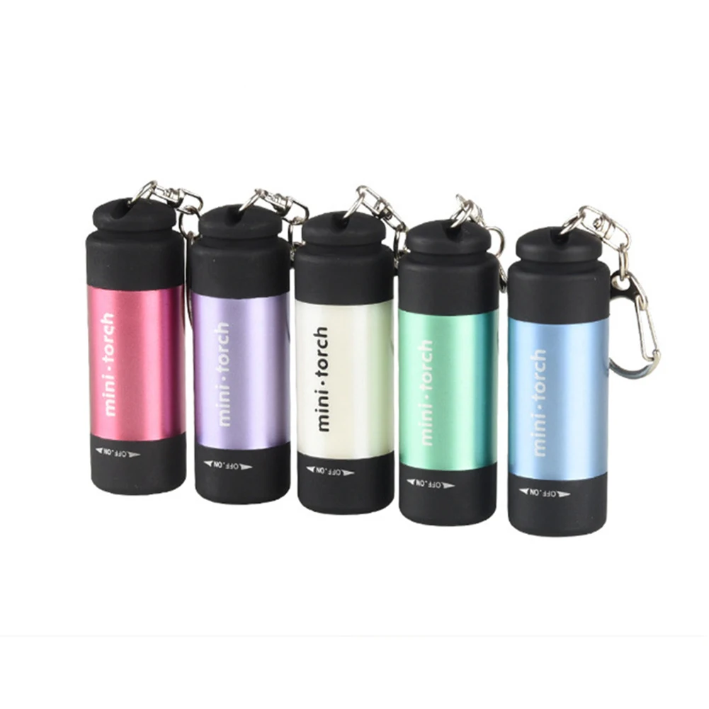 

Миниатюрный подвесной фонарик, водонепроницаемый Карманный Брелок с USB-зарядкой для повседневного ношения, кемпинга