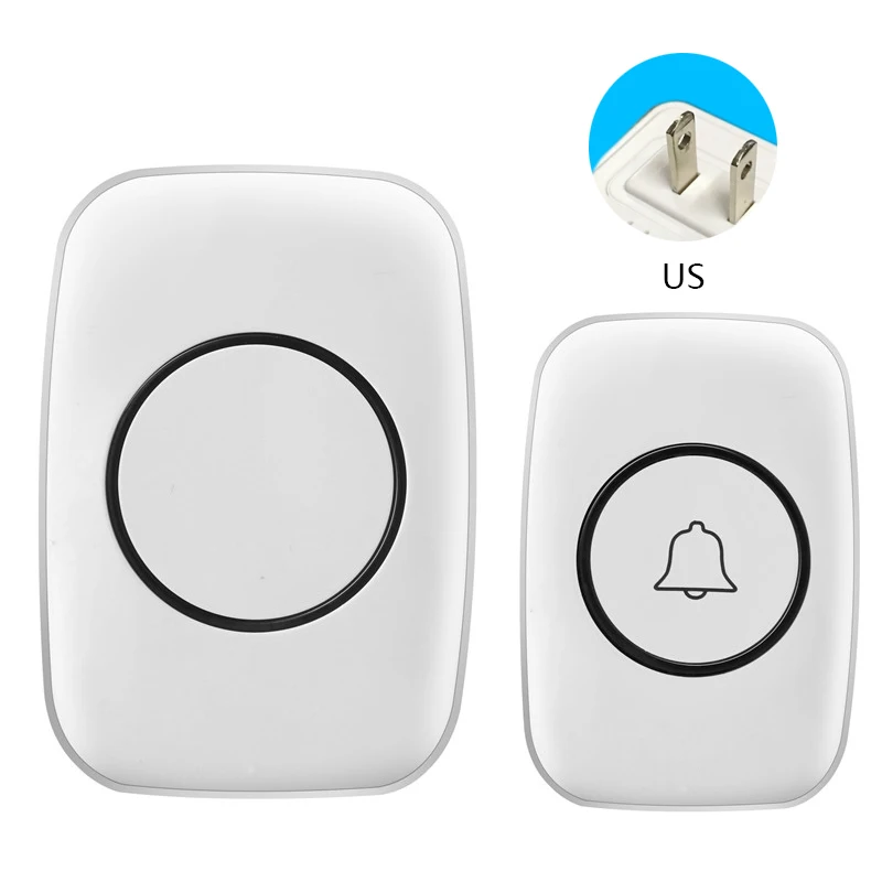 Водонепроницаемый беспроводной дверной звонок подходит для более чем 900 футов с