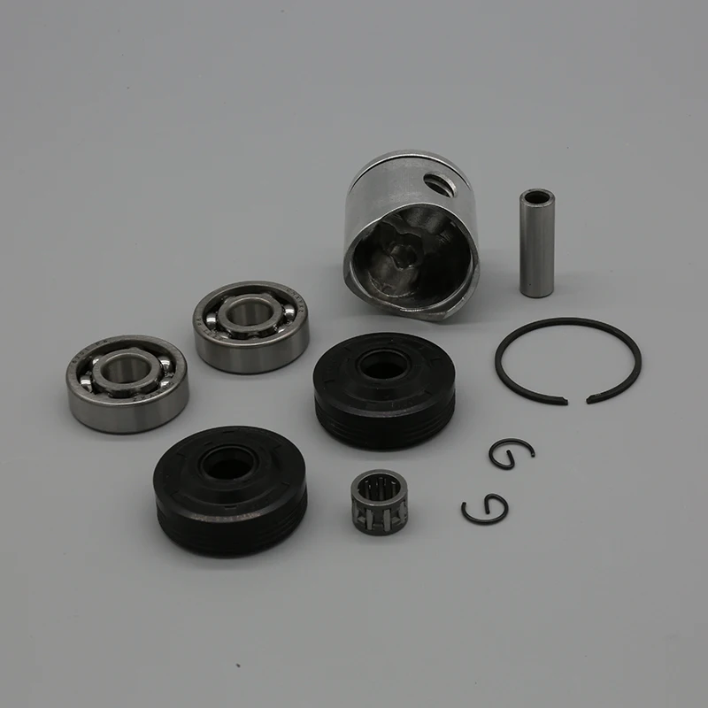 38mm 40mm Piston Ring Crank Ball Bearing Oil Seals Fit For HUSQVARNA 36 136 136LE 137 137e 142 141 Chainsaw Engine Spare Parts |