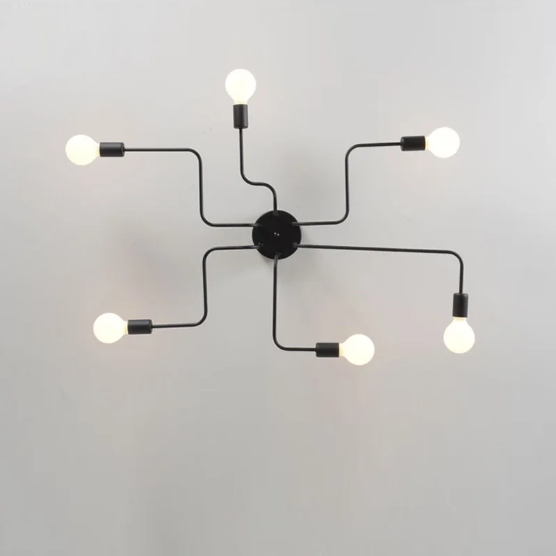 Lámpara de techo Vintage para comedor, lámparas de habitación, Loft, cocina, decoración Industrial para Bar y restaurante, Lustre Retro Para salón y hogar